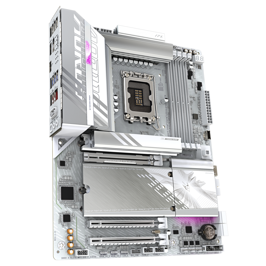 Placa de Baza GIGABYTE B860 AORUS ELITE WIFI7 ICE LGA1851