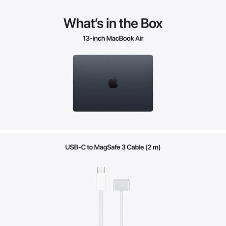 MacBook Air 13.6" Retina/Apple M5 (CPU 10-core, GPU 10-core, NeuralEngine16-core)/16GB/512GB - Midnight - INT KB (No Adapter) - 2026  (CTO from MDHE4RO/A)