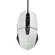 Mouse Trust GXT110W Felox cu fir, rezolutie maxima 6400 DPI, alb
