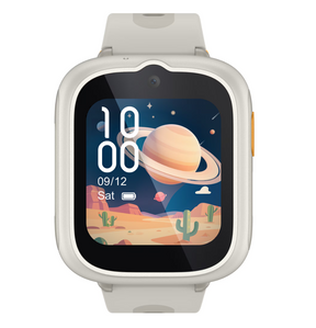 Ceas SmartWatch pentru copii TCL MOVETIME Kids Watch MT48, 1.68", 4G, GPS, IP68 2ATM, Camera 2MP, Lunar Cream