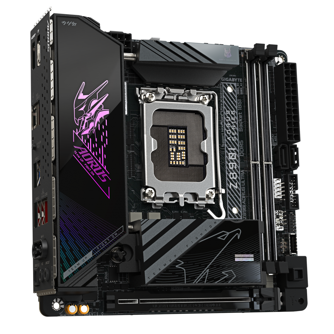Placa de baza Gigabyte Z890I AORUS ULTRA, Socket 1851, DDR5, Mini-ITX