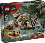 EVADARE PE RÂU DIN CALEA UNUI T. REX LEGO76975