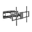 Suport TV Serioux Reglabil 60-120" 120kg Fit Screen Size 37"-90" VESA Compatible 200x100 - 600x400 Weight Capacity 75kg Profile 70~422mm Tilt Range +5°~-15° Swivel Range +60°~-60° Screen Level +3°~-3°