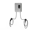 FOXESS EV Charger AC 2*22kW, 5M Cable, Bluetooth/WIFI/RFID/OCPP1.6J/LAN, TypeA RCD+MID meter, 4G sim slot, PLC modul, IP55
