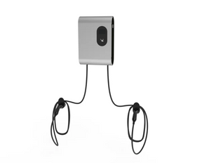 FOXESS EV Charger AC 2*22kW, 5M Cable, Bluetooth/WIFI/RFID/OCPP1.6J/LAN, TypeA RCD+MID meter, 4G sim slot, PLC modul, IP55