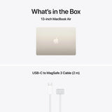 MacBook Air 13.6" Retina/Apple M5 (CPU 10-core, GPU 10-core, NeuralEngine16-core)/16GB/512GB - Starlight - INT KB (No Adapter) - 2026 (CTO from MDHA4RO/A)