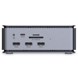 Docking station Lindy DST-Pro USB4, USB Type-C, 100W, Gri, 2 ani Garantie