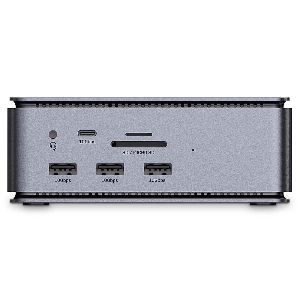 Docking station Lindy DST-Pro USB4, USB Type-C, 100W, Gri, 2 ani Garantie