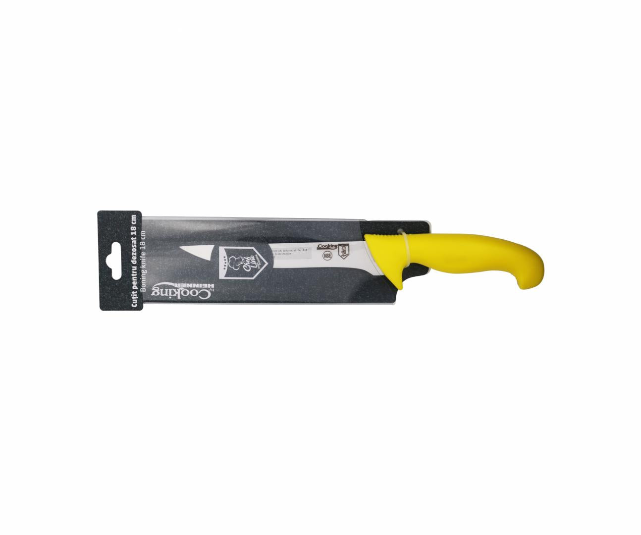 CUTIT DEZOSAT PROFESIONAL 18 CM, GALBEN, CHEF LINE, COOKING BY HEINNER