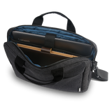 Geanta laptop Lenovo Casual Toploader T210, 15.6", Black, rezistent la apa, compartiment accesorii, compartiment laptop captusit, Material: Textil, Dimensiuni externe: 362 x 22 x 250 mm, Greutate: 465g