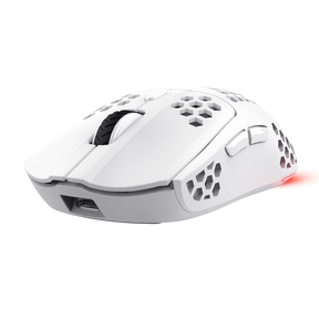 Mouse wireless Trust GXT 929W Helox, rezolutie maxima 4800 DPI, 6 butoane, alb