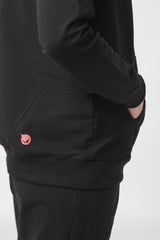 HANORAC COTON DANTELA FEMEI BLACK-M