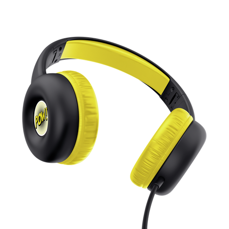 Casti Trust Nouna cu fir kids, frecventa raspuns 20 Hz - 20.000 Hz, senzitivitate 92 dB, negru