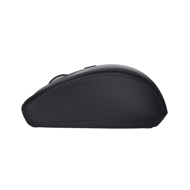 Mouse Wireless Trust Yvi+ Silent Wireless, 1600 dpi, negru