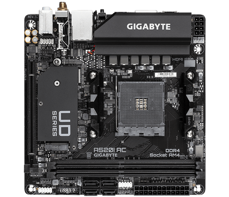 Placa de baza Gigabyte A520I AC AM4 DDR4