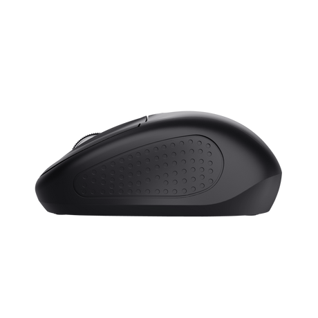 Mouse Trust cu Bluetooth, ambidextru, 3 butoane (neprogramabile), DPI ajustabil (max. 1600), functioneaza cu 2 baterii AAA (incluse in pachet), negru
