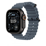 49mm Anchor Blue Ocean Band Extension - Black Titanium Finish