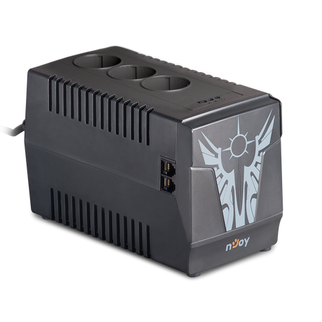 AVR nJoy Paladin 1000, 1000VA/500W, 3 Prize Schuko, Protectie la Supra si Sub Voltaje