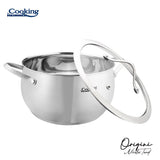 SEMIOALA INOX+CAPAC 22x11.5L, 4.3L, NICOLAI TAND, ORIGINI, COOKING BY HEINNER