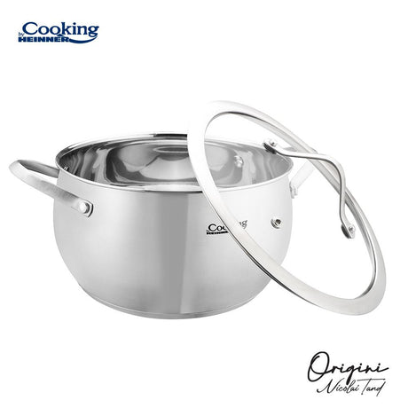 SEMIOALA INOX+CAPAC 22x11.5L, 4.3L, NICOLAI TAND, ORIGINI, COOKING BY HEINNER