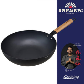 TIGAIE WOK 32X9 CM, RIKITO WATANABE, COOKING BY HEINNER