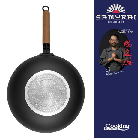 TIGAIE WOK 32X9 CM, RIKITO WATANABE, COOKING BY HEINNER