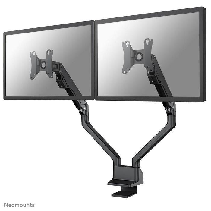 Brat dublu pt monitor Neomounts by Newstar, fullmotion 10"-32", greutate maxima suportata 8 kg per monitor, VESA min: 75x75 mm, VESA max: 100x100 mm, negru