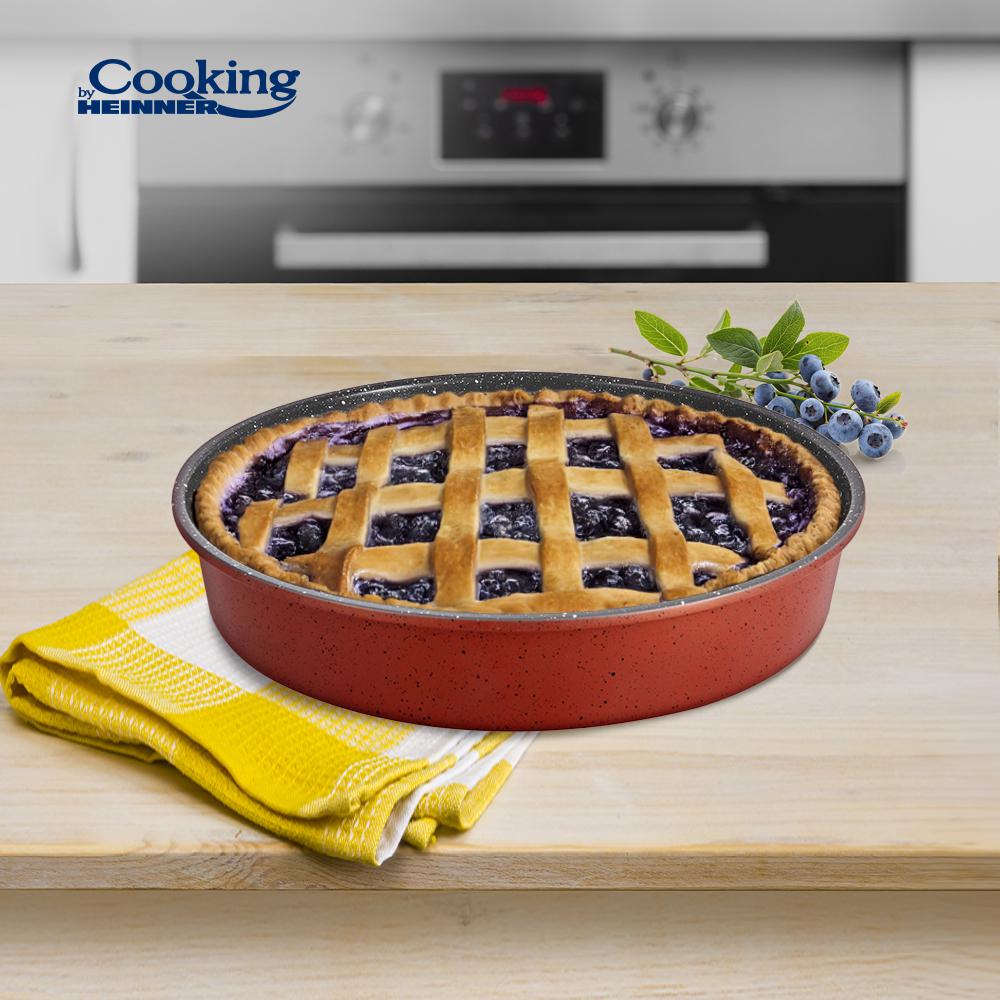 TAVA ROTUNDA ACOPERIRE CERAMICA 35x7 CM, ANCA, COOOKING BY HEINNER