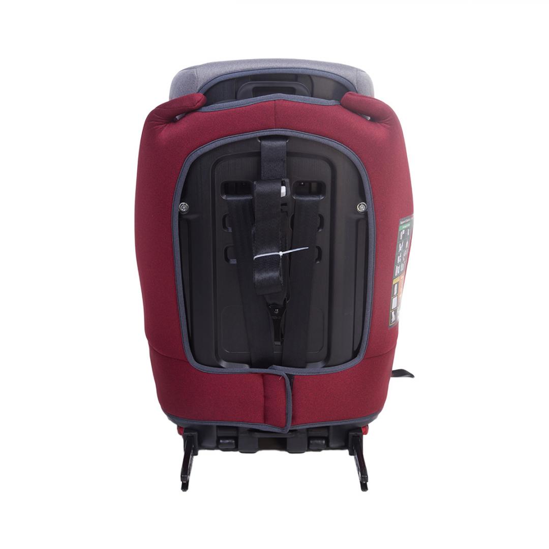 Scaun auto 76-150CM(15M-12Y), R129, isofix si top tether, rosu, U-Grow