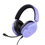 Casti gaming TrustGXT 490P Fayzo cu fir, interfata USB 2.0, frecventa de raspuns 20 Hz - 20.000 Hz, sensivitate 100 dB, mov