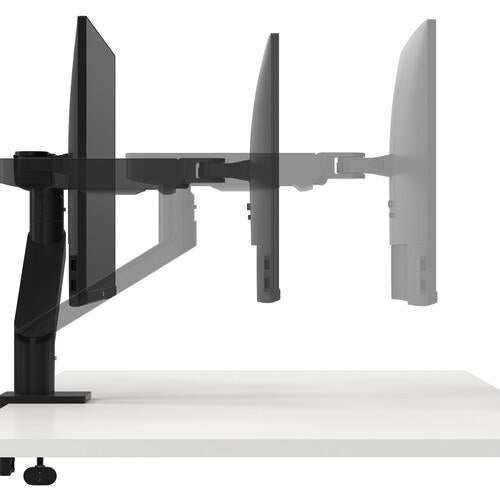 Suport Monitor de Birou, Dell 482-BBDJ, 19" - 38", VESA 100x100, suporta pana la 10kg, negru