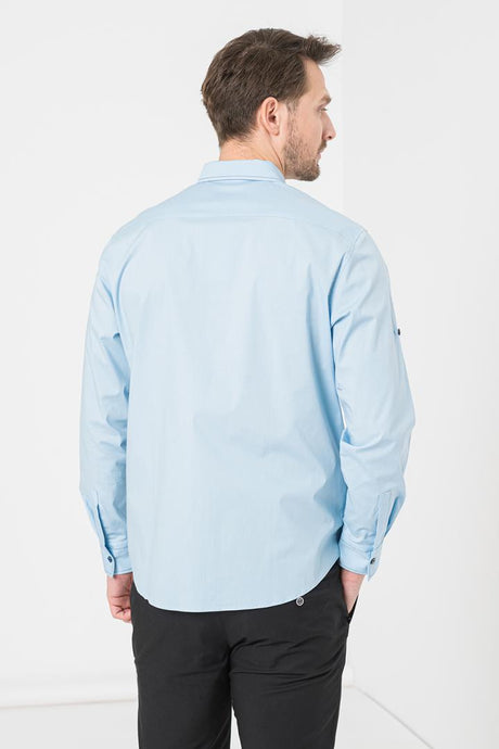 CAMASA CASUAL BARBATI LIGHT BLUE XXL